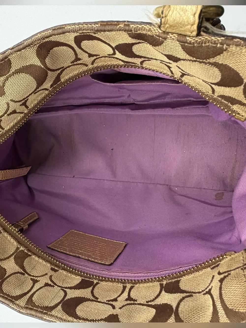 Vintage Y2K Coach Mosaic Metallic Gallery Patchwork Purse